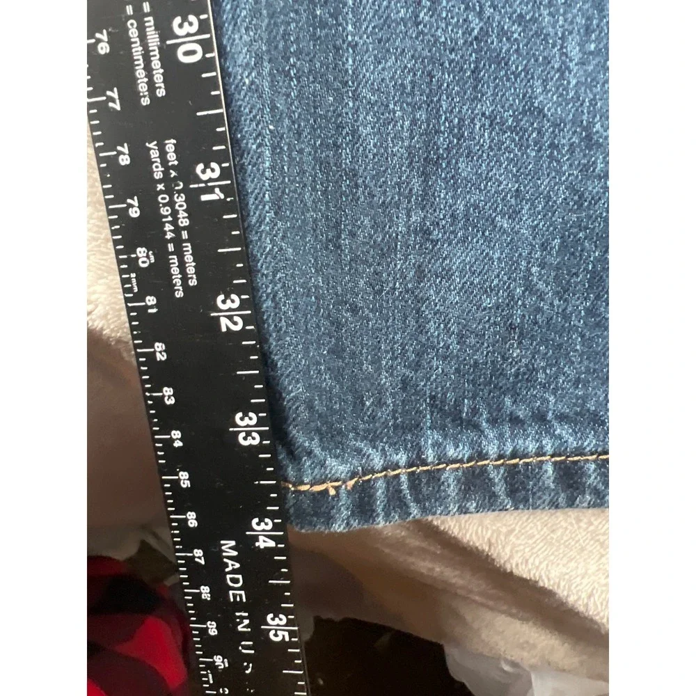 Levis 569 Loose Straight Leg Jeans Mens 34x34 Dark Wash Blue Denim Baggy Skater
